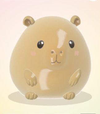 바삭 설정에서 몸통을 오른쪽으로 끌고 있는 젤리바라 웹 체험